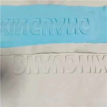 Embossed Canvas Silicone Ink