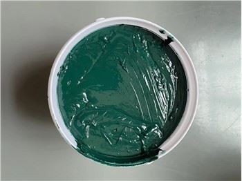 Mixture Of Silicone Ink And Colors