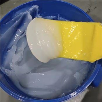 Transparent silicone based ink